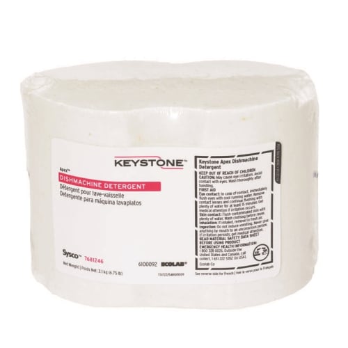 Keystone Apex Dishmachine Detergent, 3.1kg #6100092